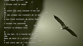 L'aigle noir : Texte déroulant avec accords.