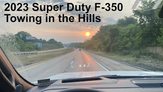 2023 F-350 Super Duty pulls big trailers up big hills with ease