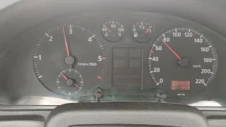 Audi A4 1.9 TDI 110 HP 0-100 km/h acceleration (bad air flow meter)