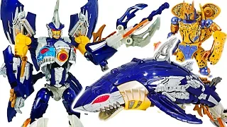 Transformers Legends shark to robot: Sky-Byte! | DuDuPopTOY