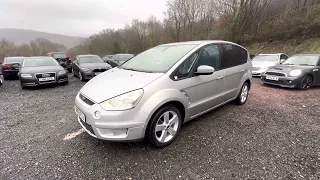 2009 Ford S-Max 2.0 TDCI Titanium. Rare 1 owner example of this popular 7 seat MPV. Virtual viewing.