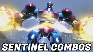 UMVC3 - SENTINEL SOLO COMBOS!