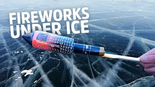 FIREWORKS UNDER ICE 2022 | Vuurwerk onder ijs!