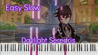 Genshin Impact | Daylight Seredris  | EASY SLOW Piano Tutorial