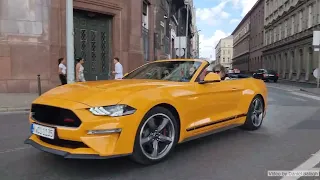 FORD MUSTANG GT CALIFORNIA SPECIAL CONVERTIBLE 2022 BRUTAL EXHAUST/REVVING SOUND AND ACCELERATION