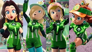 Mario Strikers Battle League Pauline Rosalina Peach and Daisy Gameplay Warriors