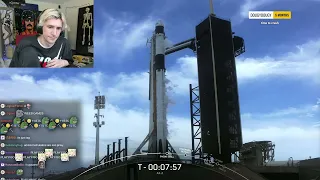 xQc Reacts to 'Axiom Mission 2 Launches to the International Space Station'