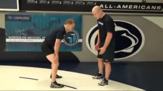 Cael Sanderson showing his Inside Single with Ricky Lundell