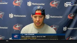 Cam Atkinson on Patrik Laine's fight: 'If he could do it, everyone else could do it, right?'