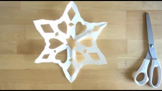 How to make a 6 sided SNOWFLAKE