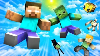 GMOD • Minecraft Impressive Ragdolls (Jumps, Ramps)