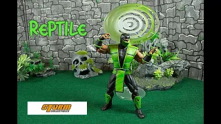 Storm Collectibles REPTILE action figure review & CUSTOM HULK head sculpt by NAMZ PROJECT