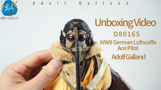 Unboxing video of D80165 WWII German Luftwaffe Ace Pilot Adolf Galland