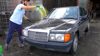 Mercedes 190E W201 | Full Car Detailing (Part 1/3)