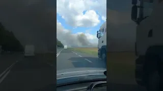 Pożar zboża w Marchwaczu. Więcej na faktykaliskie.pl