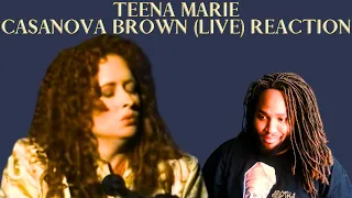 Teena Marie Casanova Brown live reaction