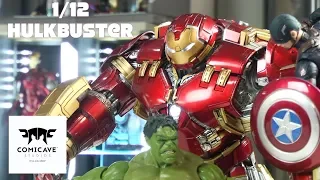 COMICAVE Avengers Age of Ultron Die-Cast Iron Man Mark 44 XLIV Hulkbuster 1/12 unboxing!