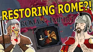 RESTORING THE ROMAN EMPIRE?! - CK2 THE CONQUEROR ACHIEVEMENT RUN FINALE!