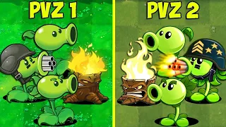 Team PEA & Torchwood PVZ 1 vs PVZ 2 - Who Will Win? - Pvz 2 Team Plant Vs Team Plant