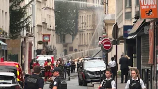 Several people injured after blast rips through building in central Paris • FRANCE 24 English