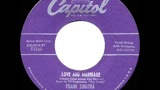 1955 HITS ARCHIVE: Love And Marriage - Frank Sinatra ( ‘Married With Children’ theme)