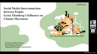 ICSAE-8 ID #207 Social Media Interconnection between People: Greta Thunberg’s Influence on Climat...