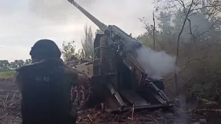Artillery of the Russian Marine Corps⚔️ Combat work❗