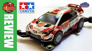 TOYOTA YARIS GAZOO RACING WRC ~ Review, Build & Simple Paint TAMIYA Mini 4WD MA Chassis 【ミニ四駆】