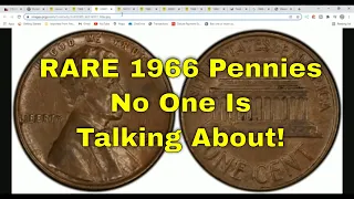 No One Is Talking About The Rare & Valuable 1966 Pennies! Why Not?