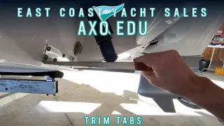 Axopar Education: Trim Tabs - 2022 28 Cabin