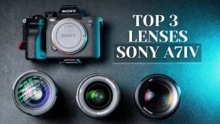 MY TOP 3 LENSES FOR SONY A7IV | FOR PHOTOGRAPHY AND VIDEO 2022