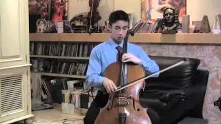 Saint Saens Cello Concerto in A minor Mvt 1 by Julius Buonanno and Dmitry Cogan on piano.