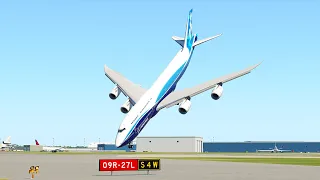 Worst Boeing 747 Emergency Landing Ever by Training Pilots| X-Plane 11