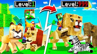 LIFE OF PET ANIMALS in MINECRAFT! (Safari)