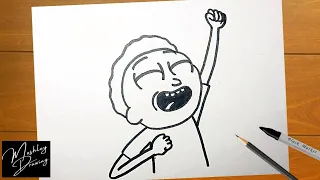 How to Draw Morty Smith from Rick and Morty Step by Step