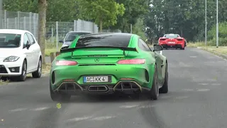 BEST OF Mercedes AMG's Leaving Carmeet 2020 - Burnout, Accelerations, Powerslide, Launch Control Etc