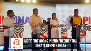 More fireworks in 2nd presidential debate despite delay