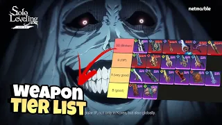 Besok Rilis Sung Jinwoo Weapon Tier List Terbaru - Solo Leveling Arise Top Up di DITUSI