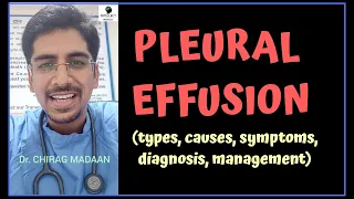 PLEURAL EFFUSION (types, causes, symptoms, diagnosis, management)