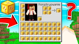 MINECRAFT ALE MOGĘ UŻYWAĆ TYLKO LUCKY BLOCK?! GPLAY & LUMI