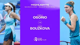 Camila Osorio vs. Marie Bouzkova | 2023 Nanchang Quarterfinal | WTA Match Highlights