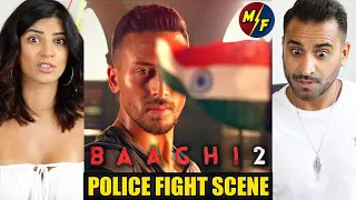 BAAGHI 2 | Police Station Fight Scene REACTION!! | Tiger Shroff, Disha Patani