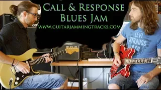 Blues Guitar Call and Response Jam in C with Danny and Dan