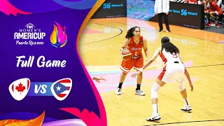 SEMI-FINALS: Canada v Puerto Rico | Full Game - FIBA Women's AmeriCup 2021