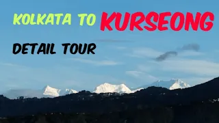 Kolkata To Kurseong By Train Detail Travel Vlog.Tour Details Of Kurseong.#kurseong#darjeeling#travel