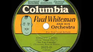 1930 HITS ARCHIVE: Without A Song - Paul Whiteman (Bing Crosby, vocal)