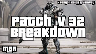 Paragon | Patch V .32 BreakDown | Orb Prime & Travel Mode Changes  | Coin GiveAway