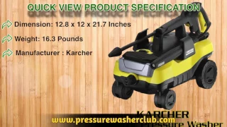 Karcher K3 Follow-Me 1800 PSI 1.3 GPM Electric Power Pressure Washer Review