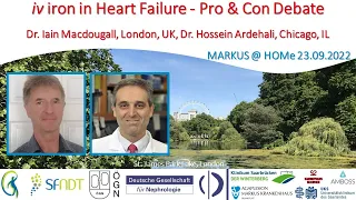 iv Iron in Heart Failure - Prof  Macdougall (London, UK) and Prof  Ardehali (Chicago, IL)