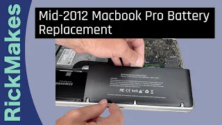 Mid-2012 Macbook Pro Battery Replacement